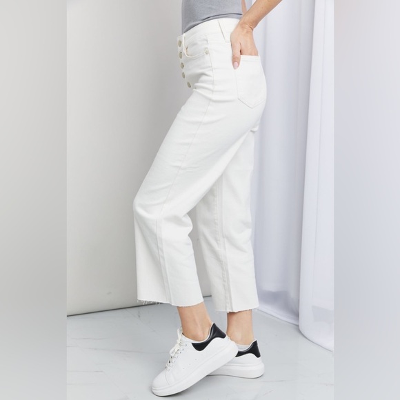 LOFT White Ankle & Cropped Jeans - Picture 2 of 8